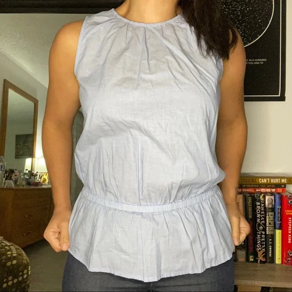 Treasure & Bond Sleeveless Peplum Top - Picture 4 of 7